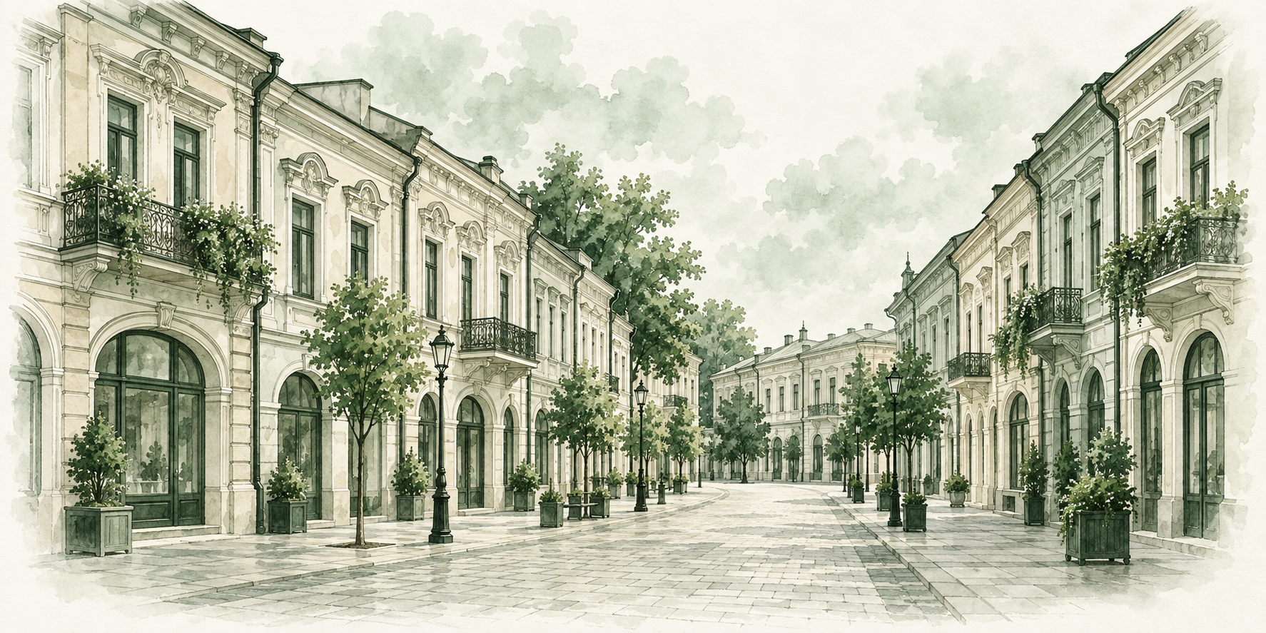 Ilustrație a reședinței județului