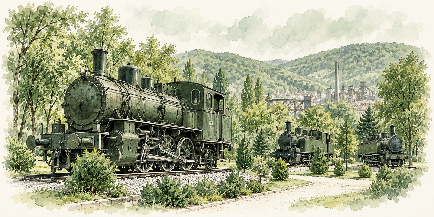 Ilustrație a reședinței județului